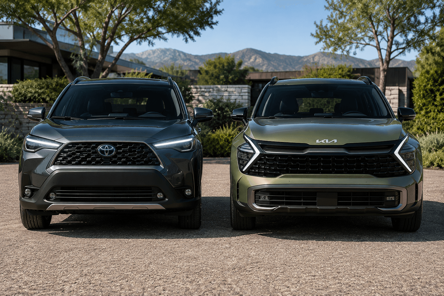 Toyota Corolla Cross vs Kia Sportage (2025)