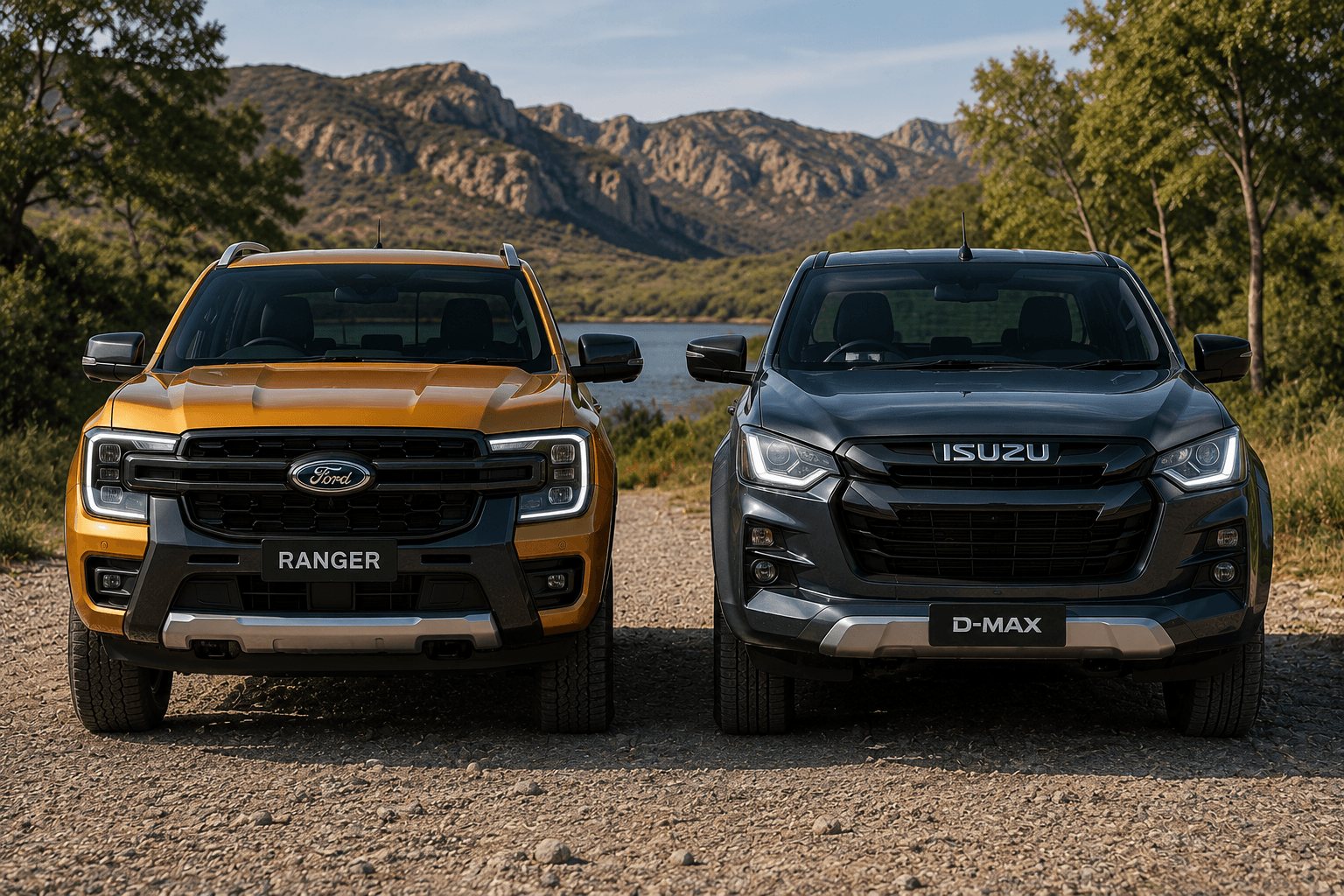 Ford Ranger vs Isuzu D-Max (2025)