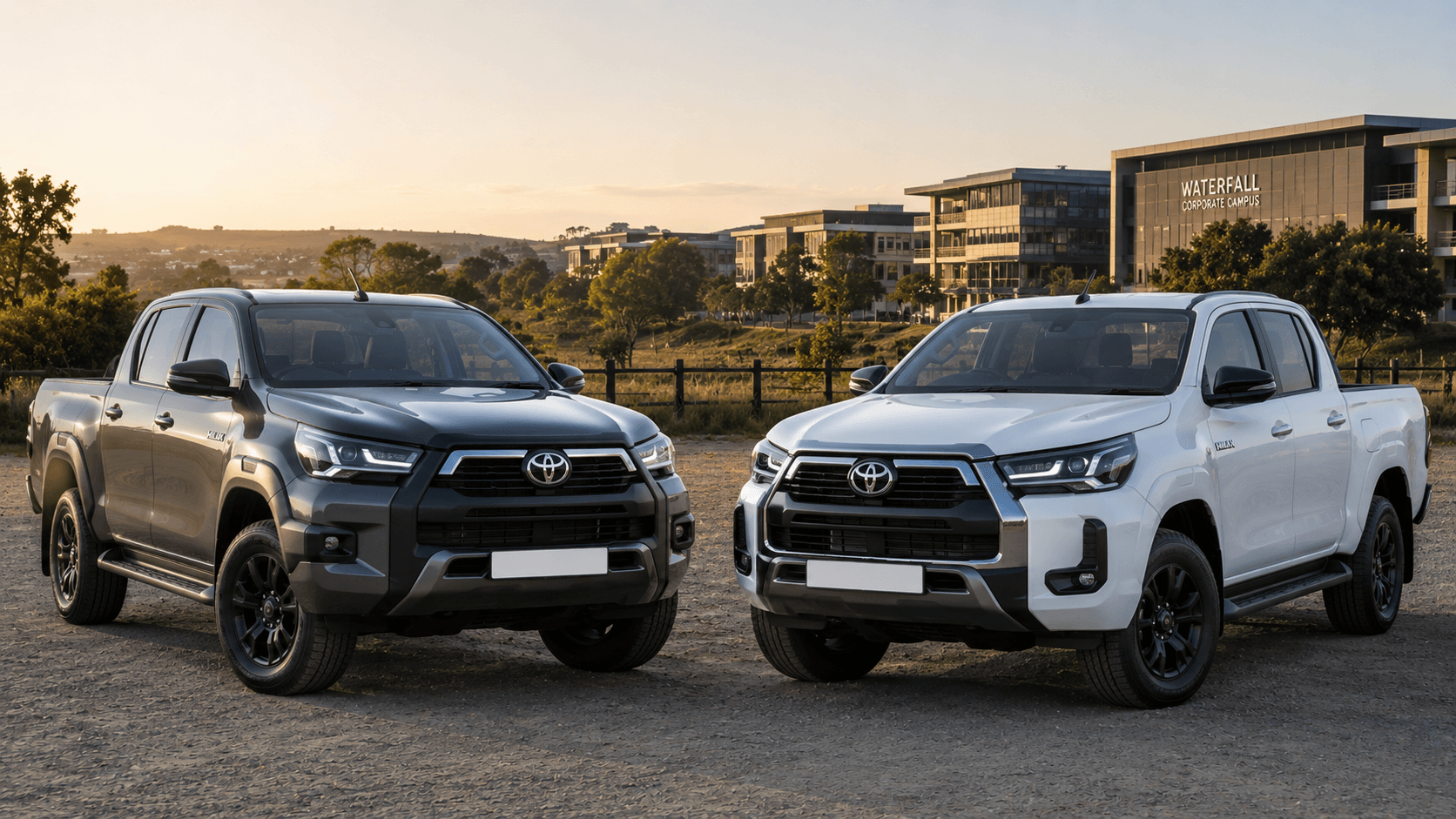 Toyota Hilux 2.4 Raider single-cab vs Toyota Hilux D/C 4x4 Raider  (2025)