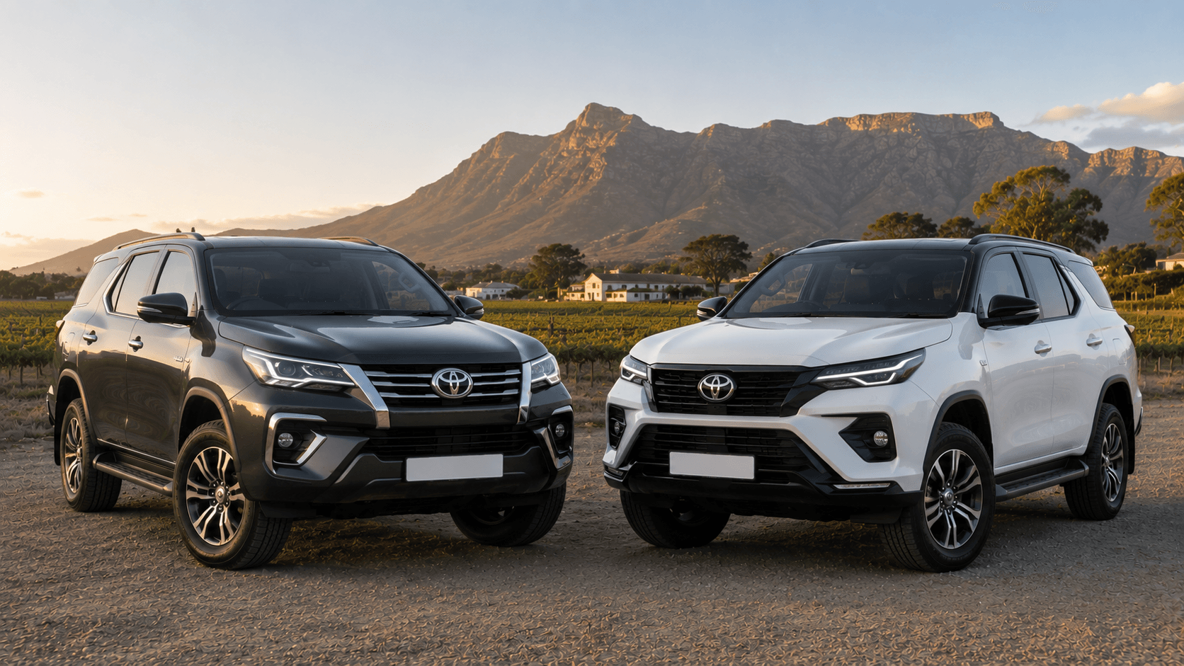 Toyota Fortuner 2.4 GD-6 auto vs Toyota Fortuner 2.8 GD-6 4x4 (2025)