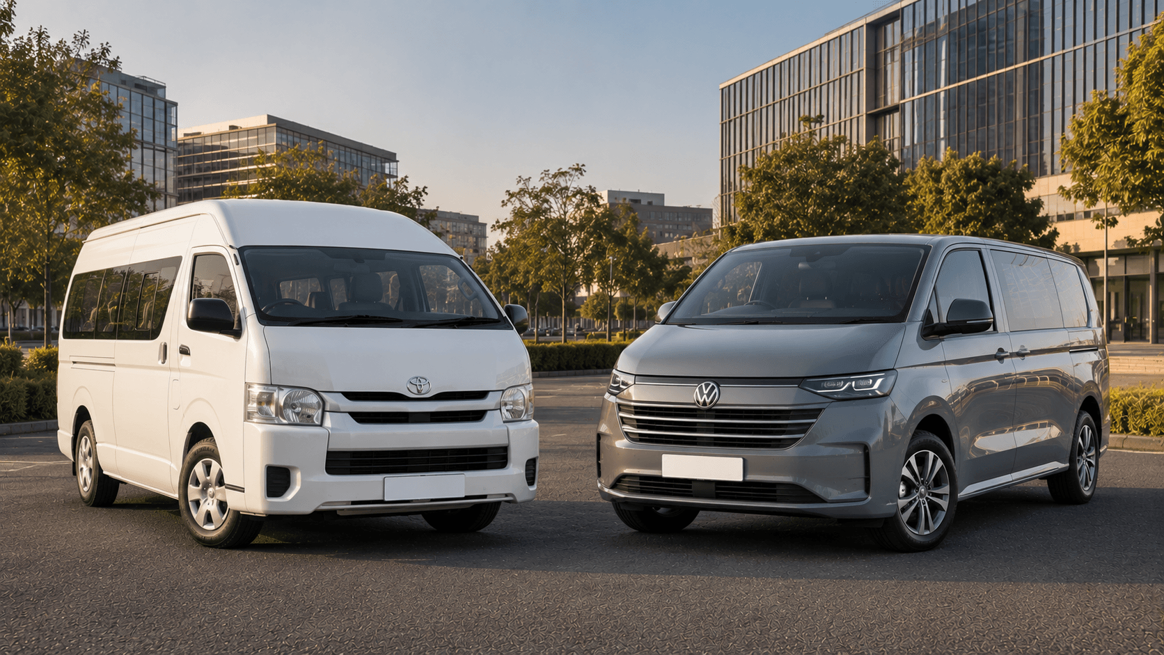 Toyota HiAce vs Volkswagen Transporter (2025)