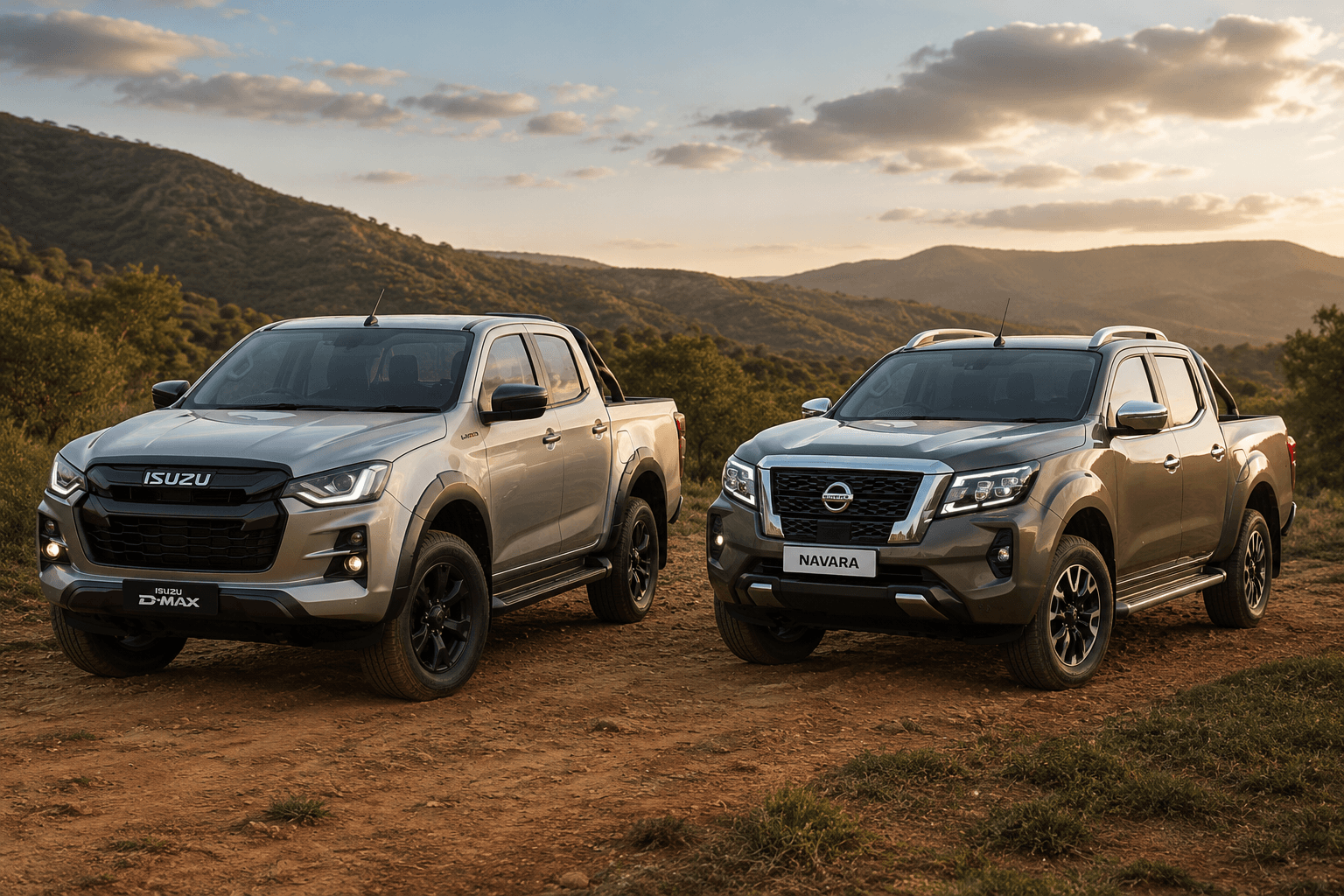 Isuzu D-Max (2020) vs Nissan Navara (2022)