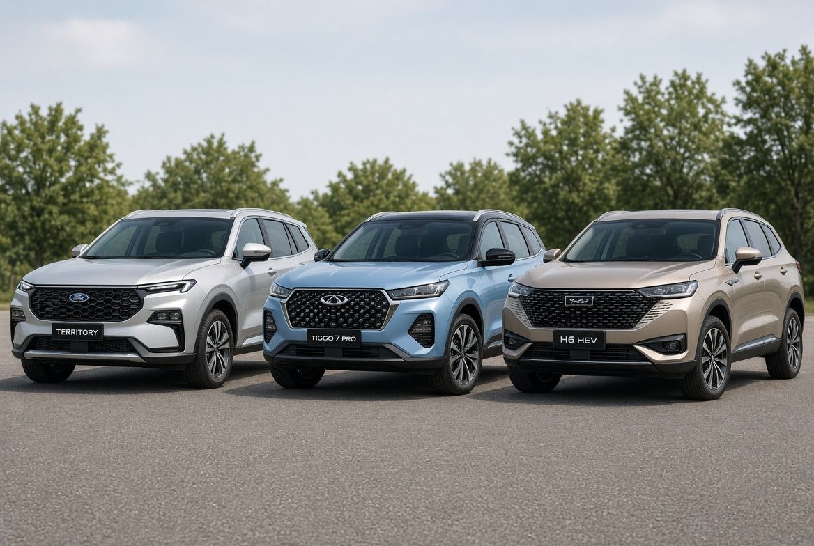 Ford Territory vs Haval H6 vs Tiggo 7 Pro: Used RAV4 or New SUV?