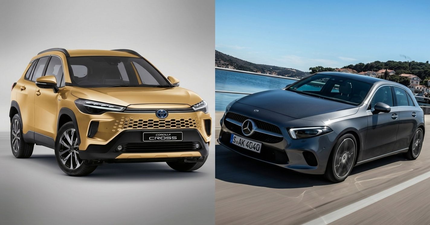 Used Mercedes A200d vs New Toyota Corolla Cross: Which Should You Buy for R450k?